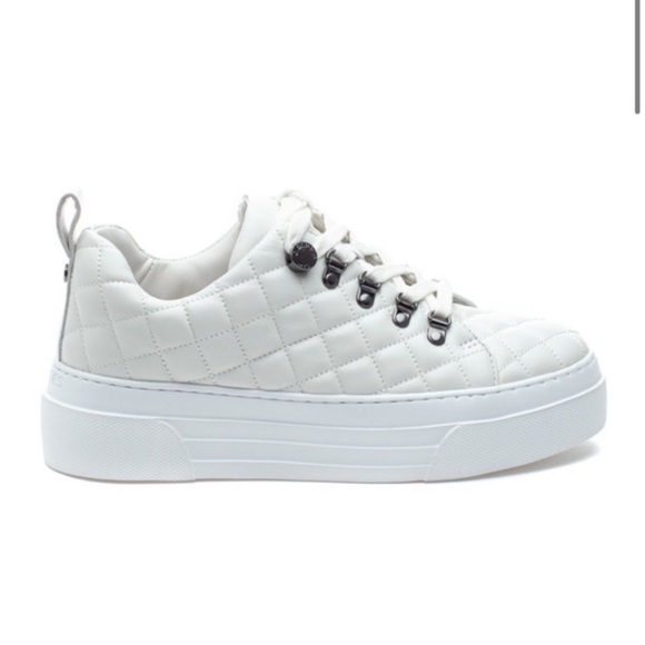 J/SLIDES Shoes - NWT J/SLIDES AIMEE White Leather Sneaker